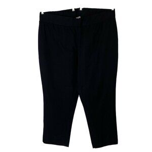 Jessica London Plus Women's size 26W Pull On Stretch Slacks Pants Black NEW